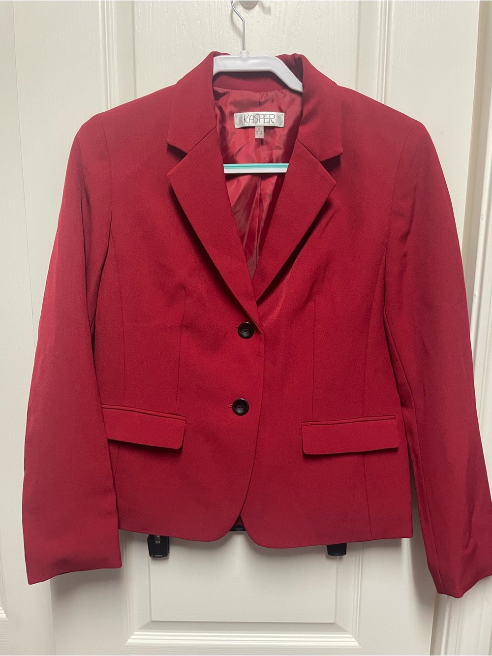 Kasper Women's Crimson Notch-Lapel Blazer